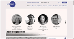 Desktop Screenshot of forum.agdok.de