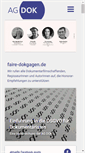 Mobile Screenshot of forum.agdok.de