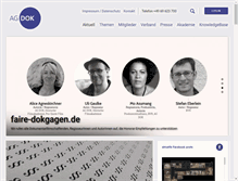 Tablet Screenshot of forum.agdok.de